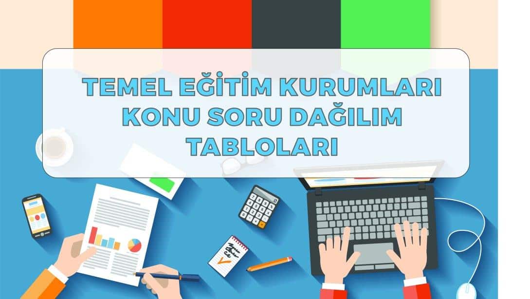 Temel Eğitim Dersleri Ortak Sınavları Konu Soru Dağılım Tabloları 